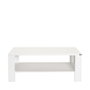 Hanah Home Shp-695-Dd-1 Mesa de Centro Blanca Diamante 110x65x42 cm Tablero Melamina 16mm Elegante Moderna Funcional